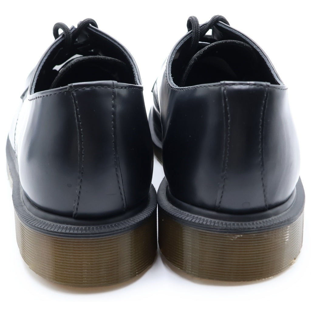 Dr.Martens(ドクターマーチン) KEATON トゥスチールプレートデザイン 3ホール レザー レースアップシューズ ブラック