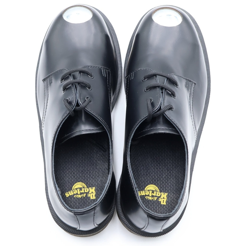 Dr.Martens(ドクターマーチン) KEATON トゥスチールプレートデザイン 3ホール レザー レースアップシューズ ブラック