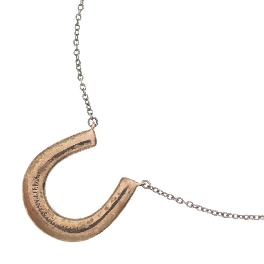 TIFFANY & Co.(ティファニー) SV925 ホースシュー ペンダント ネックレス ピンクゴールド レディース