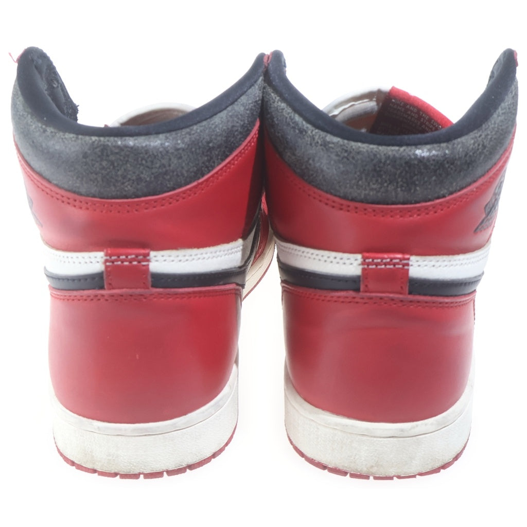 NIKE(ナイキ) AIR JORDAN1 HIGH OG LOST&FOUND CHICAGO DZ5485-612 エアジョーダン1 ロスト アンド ファウンド シカゴ ハイカットスニーカー レッド/ホワイト US10/28cm