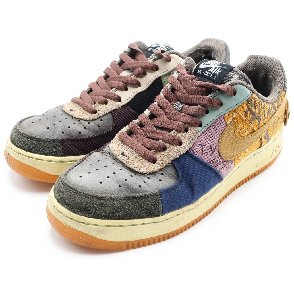 NIKE(ナイキ) ×Travis Scott AIR FORCE1 LOW CACTUS JACK CN2405-900 トラヴィススコット エアフォース1 カクタス ジャック ローカットスニーカー マルチ US9/27cm