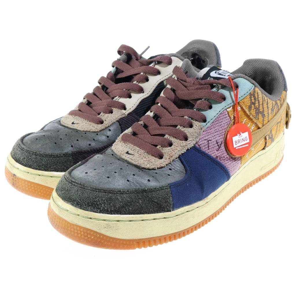 NIKE(ナイキ) ×Travis Scott AIR FORCE1 LOW CACTUS JACK CN2405-900 トラヴィススコット エアフォース1 カクタス ジャック ローカットスニーカー マルチ US9/27cm