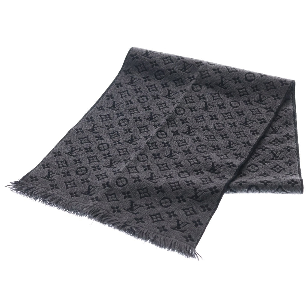 LOUIS VUITTON(ルイヴィトン) エシャルプ クラシック モノグラム ウールマフラー ストール グレー M78526 レディース