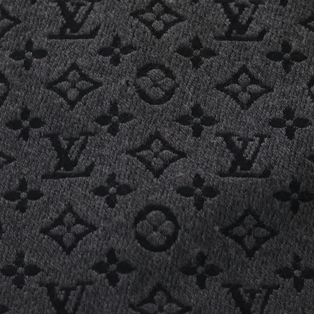 LOUIS VUITTON(ルイヴィトン) エシャルプ クラシック モノグラム ウールマフラー ストール グレー M78526 レディース