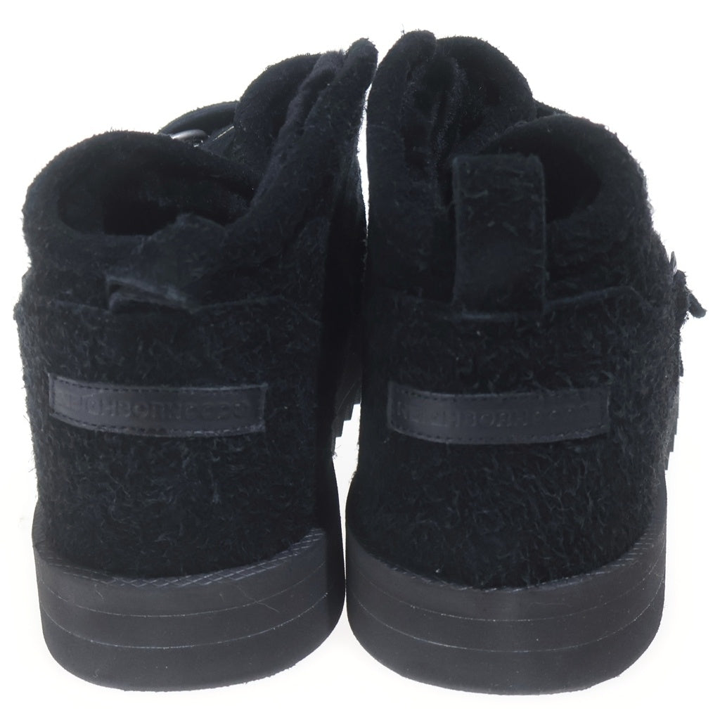 NEIGHBORHOOD(ネイバーフッド) 24AW ×SUICOKE NHXSUICOKE NEW WAVE BOOT スイコック ニュー ウェーブ ハイカットブーツ ボア ブラック US46/31cm 242OYSIN-FWM01