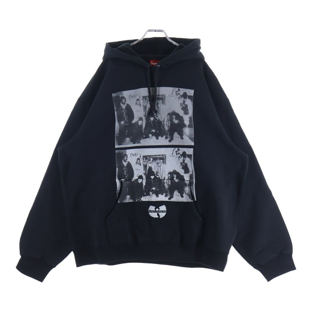 SUPREME(シュプリーム) 25AW ×WU-TANG CLAN HOODED SWEATSHIRT ウータンクラン フーデッド スウェットシャツ プルオーバー ブラック