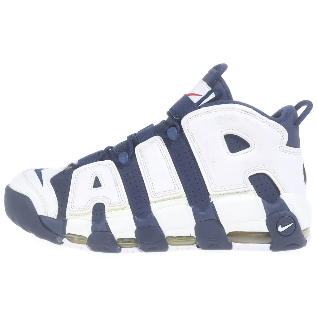 NIKE(ナイキ) 【観賞用 2016年製】AIR MORE UPTEMPO OLYMPIC 414962-104 エア モア アップテンポ オリンピック ハイカットスニーカー ネイビー/ホワイト US12.5/30.5cm