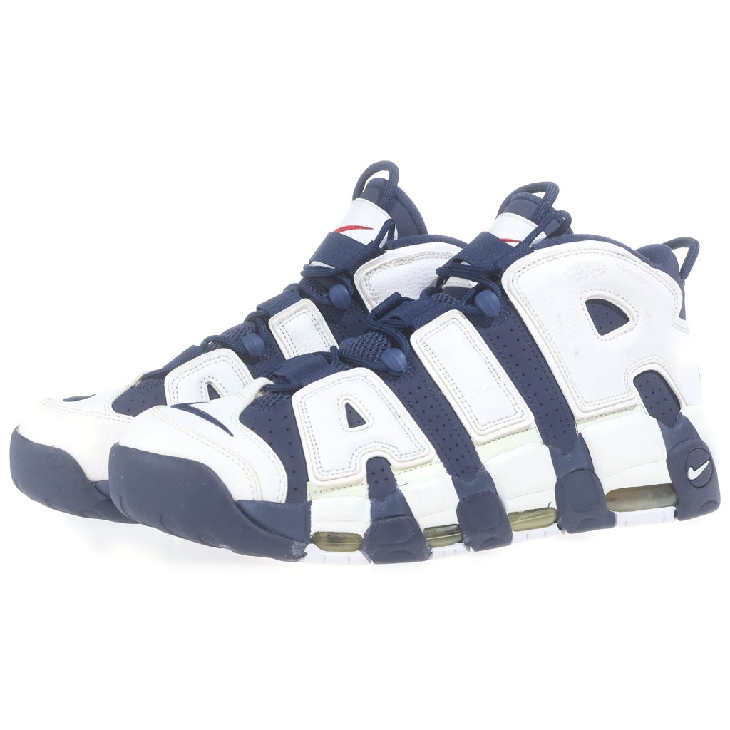 NIKE(ナイキ) 【観賞用 2016年製】AIR MORE UPTEMPO OLYMPIC 414962-104 エア モア アップテンポ オリンピック ハイカットスニーカー ネイビー/ホワイト US12.5/30.5cm