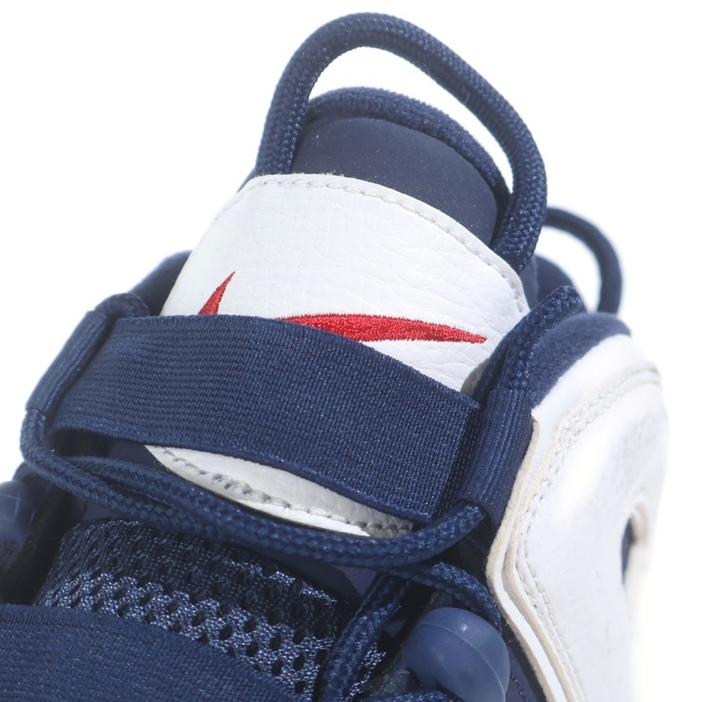 NIKE(ナイキ) 【観賞用 2016年製】AIR MORE UPTEMPO OLYMPIC 414962-104 エア モア アップテンポ オリンピック ハイカットスニーカー ネイビー/ホワイト US12.5/30.5cm