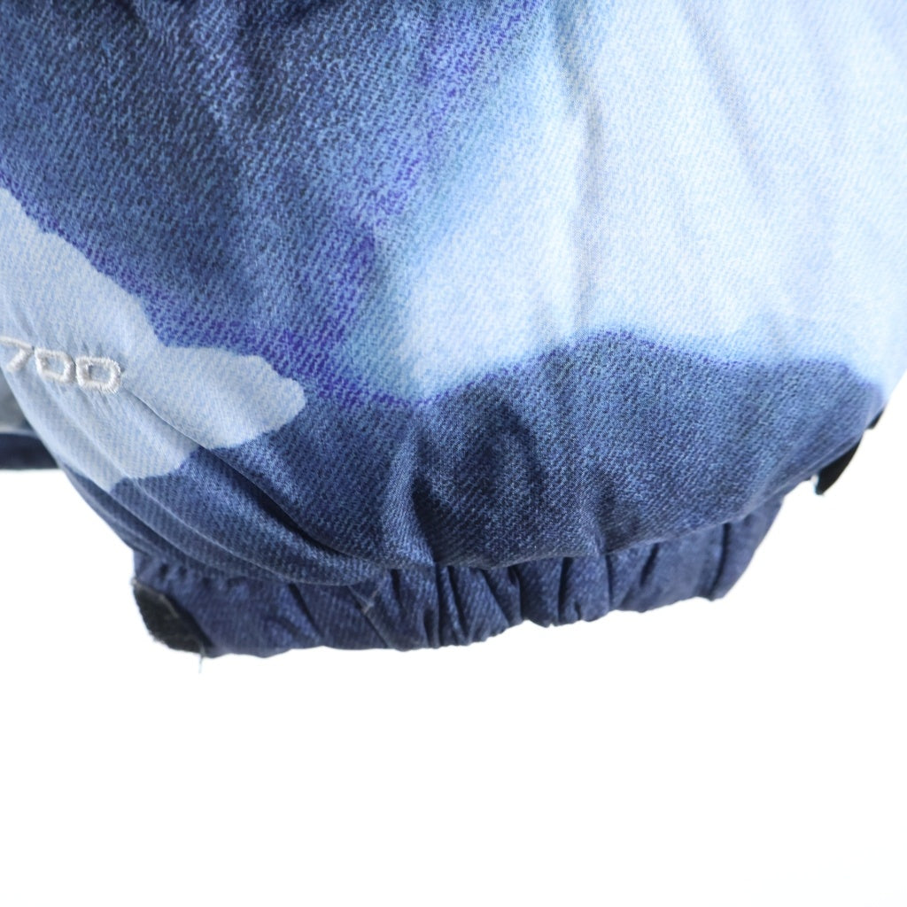 SUPREME(シュプリーム) ×THE NORTH FACE BLEACHED DENIM NUPTSE JAKET INDIGO ザノースフェイス ブリーチド デニム プリント ヌプシ ジャケット インディゴ