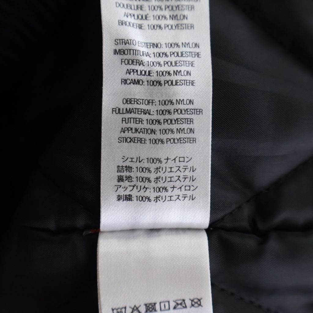 SUPREME(シュプリーム) ×ANTIHERO STADIUM JACKET BLACK スタジアム ロゴ刺繍 フーデッド ジャケット ブラック