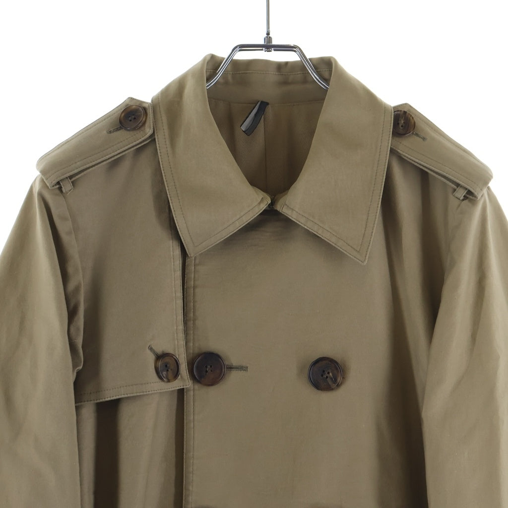 Dior HOMME(ディオールオム) 07AW エディ期 ポリコットンツイル トレンチコート ベージュ 7H3130500347