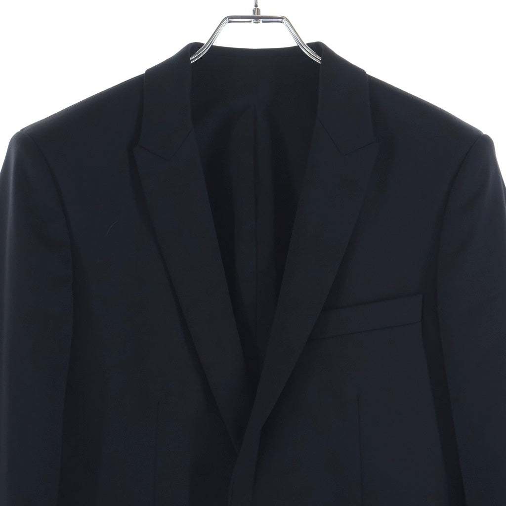 BALMAIN(バルマン) メタルボタン ウール 1B シングルテーラードジャケット ブラック SH17747W001