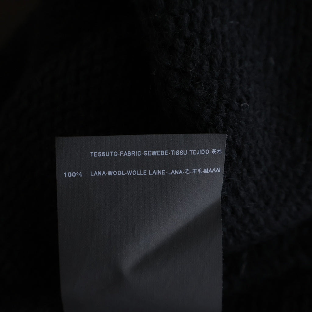 SAINT LAURENT PARIS(サンローランパリ) 15AW エディ期 ボートネック ウール ニット セーター ブラック 386405 Y1JG1