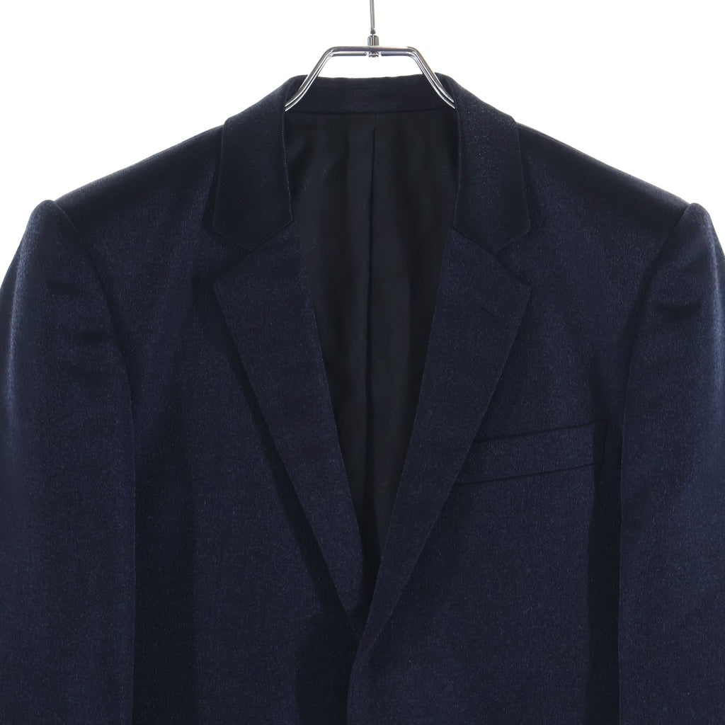 JOHN LAWRENCE SULLIVAN(ジョンローレンスサリバン) DORMEUIL ドーメル ウール ナイロン 2B シングルテーラードジャケット ネイビー