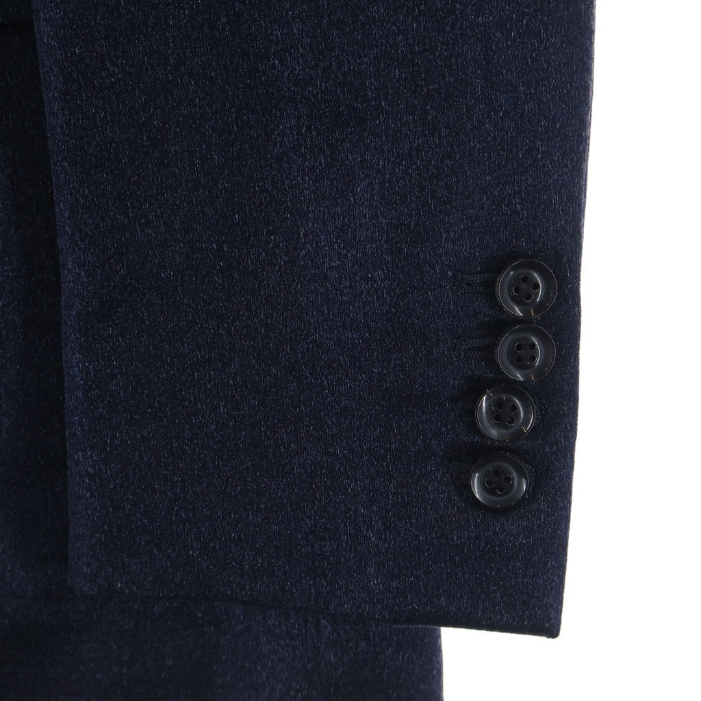JOHN LAWRENCE SULLIVAN(ジョンローレンスサリバン) DORMEUIL ドーメル ウール ナイロン 2B シングルテーラードジャケット ネイビー
