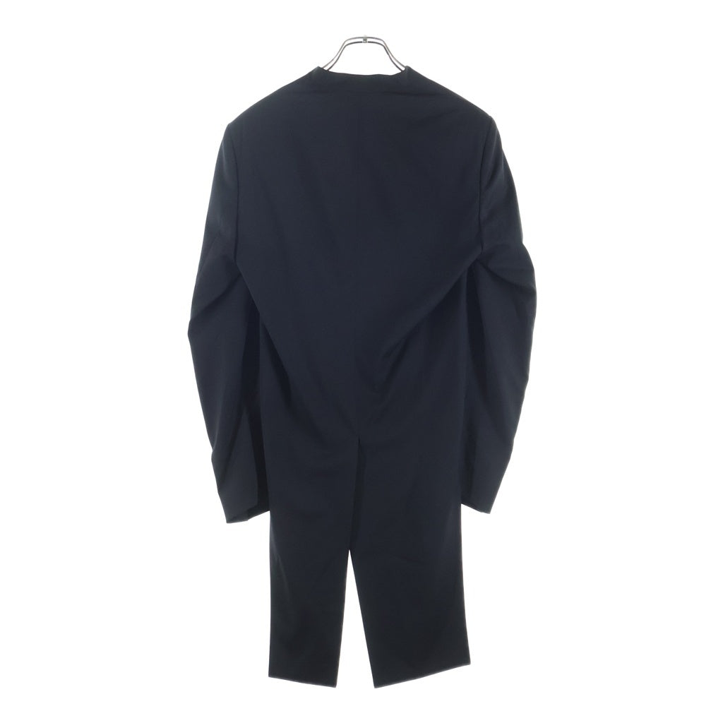 DIOR(ディオール) カシミヤ ウール スワローテールコート カラーレス ジャケット 燕尾 ブラック 133C268F1639