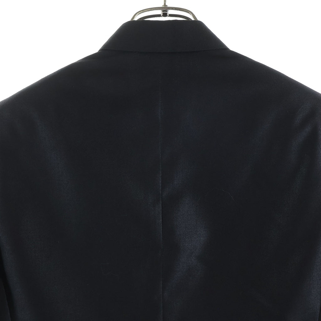 Dior HOMME(ディオールオム) 07SS エディ期 ポリエステル ウール ダブルブレスト テーラードジャケット ブラック 7E3120600068