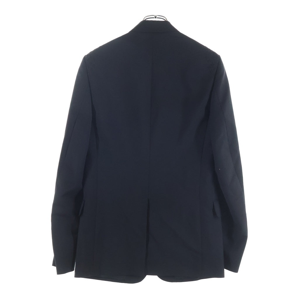 Dior HOMME(ディオールオム) 08SS クリス期 刺繍 ピークドラペル 2B テーラードジャケット ブラック 8E3121800598
