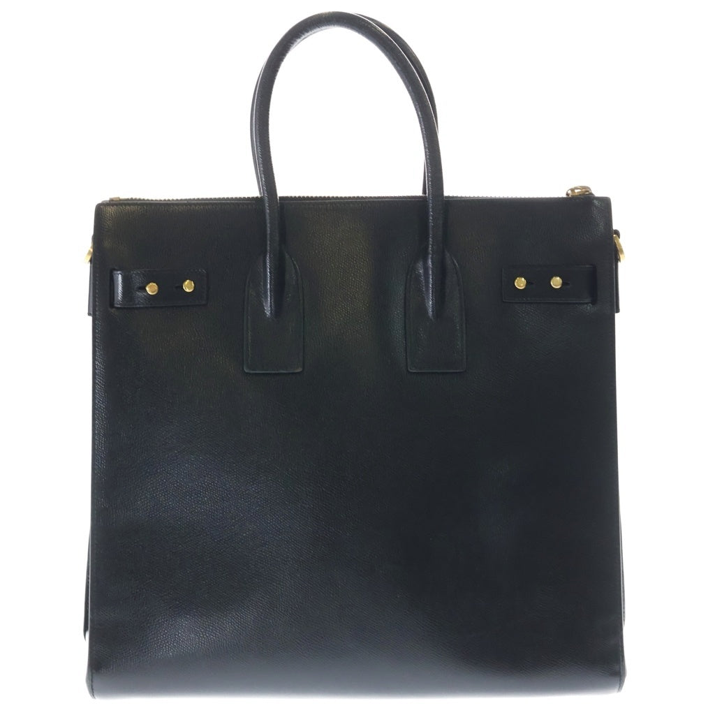 SAINT LAURENT PARIS(サンローランパリ) ノース サウス サック ド ジュール トート ハンドバッグ ブラック 647168 レディース