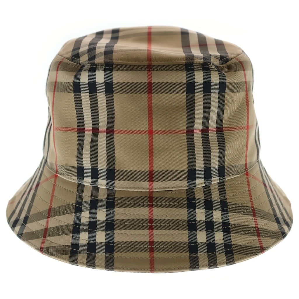 BURBERRY(バーバリー) PANEL BUCKET HAT チェック柄 パネル バケットハット ブラウン 8026927