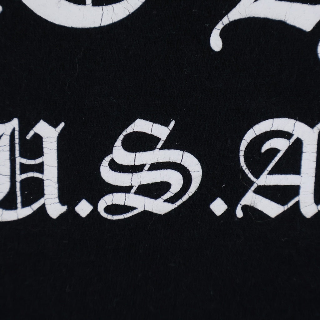 CHROME HEARTS(クロムハーツ) CH T-SHRT バック アーチ ロゴ プリント 半袖 Tシャツ カットソー ブラック