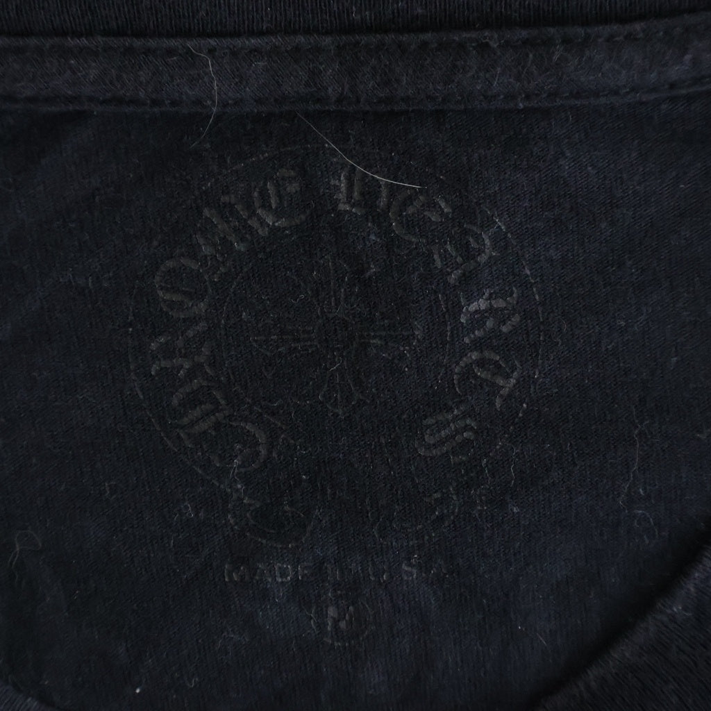 CHROME HEARTS(クロムハーツ) CH T-SHRT バック アーチ ロゴ プリント 半袖 Tシャツ カットソー ブラック