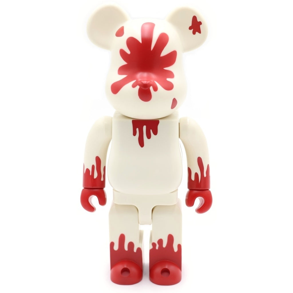 MEDICOM TOY(メディコムトイ) BE@RBRICK HIROTO 400% ベアブリック ワンフェス限定 甲本ヒロト 血みどろ フィギュア 人形 ホワイト/レッド