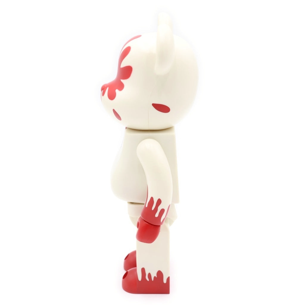 MEDICOM TOY(メディコムトイ) BE@RBRICK HIROTO 400% ベアブリック ワンフェス限定 甲本ヒロト 血みどろ フィギュア 人形 ホワイト/レッド