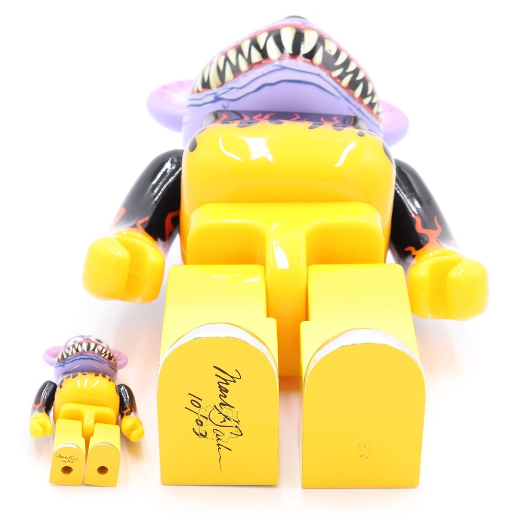 MEDICOM TOY(メディコムトイ) BE@RBRICK WWT MARK PARKER 400% & 100% ベアブリック マークパーカー フィギュア 人形 パープル