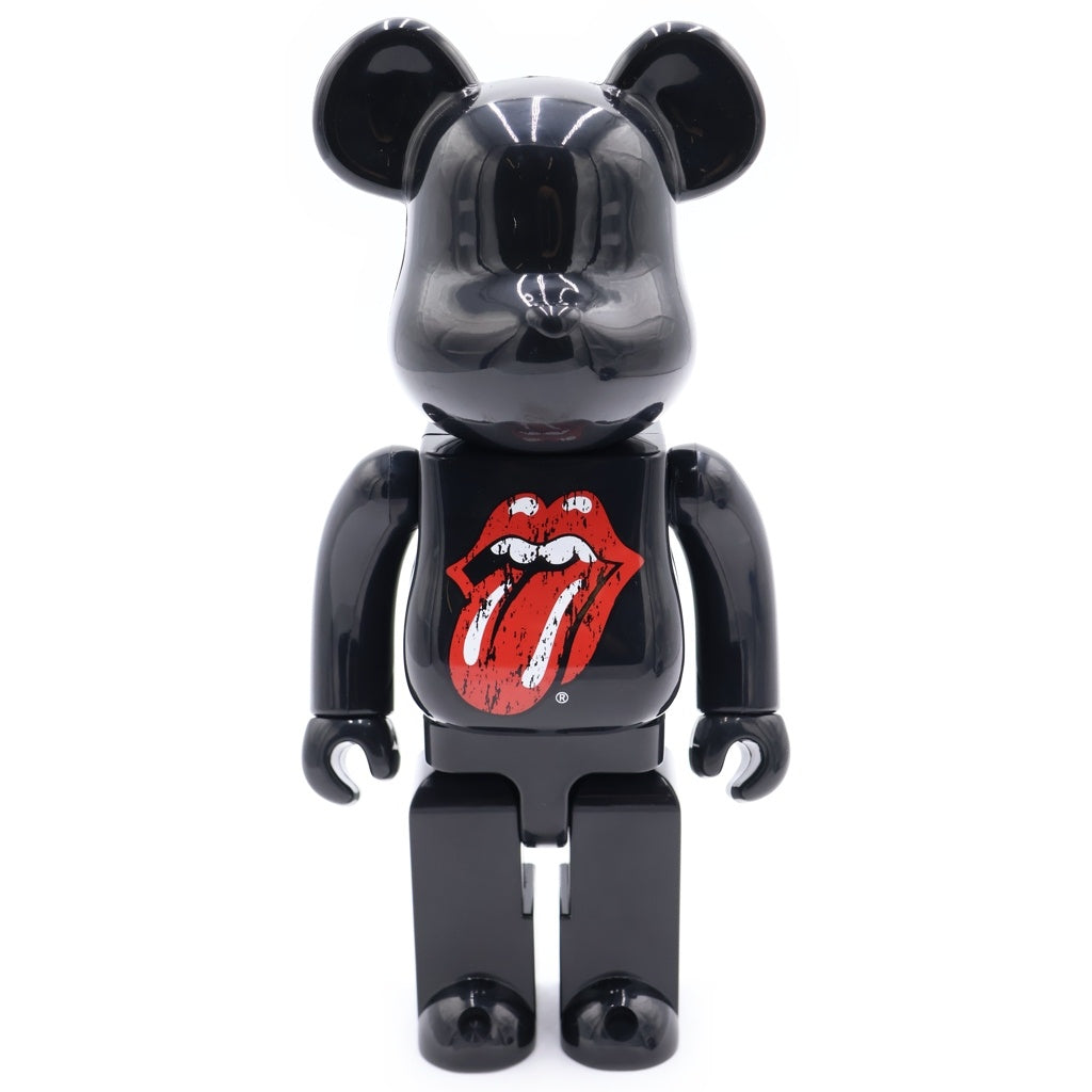 MEDICOM TOY(メディコムトイ) BE@RBRICK The Rolling Stones 400% ベアブリック ザ ローリングストーンズ フィギュア 人形 ブラック/レッド