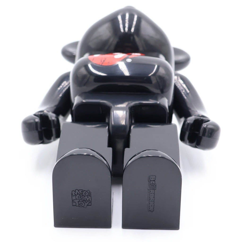 MEDICOM TOY(メディコムトイ) BE@RBRICK The Rolling Stones 400% ベアブリック ザ ローリングストーンズ フィギュア 人形 ブラック/レッド