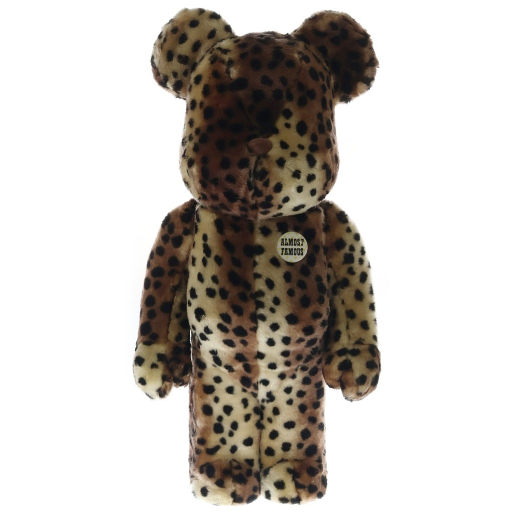 MEDICOM TOY(メディコムトイ) BE@RBRICK FUJIWARA HIROSHI WORLD WIDE TOUR 1000% ベアブリック 藤原ヒロシ ワールド ワイド ツアーレオパード 人形 フィギュア ブラウン