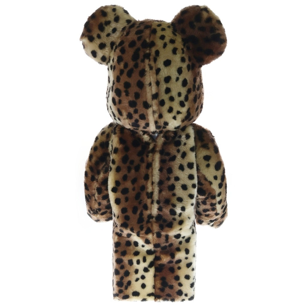 MEDICOM TOY(メディコムトイ) BE@RBRICK FUJIWARA HIROSHI WORLD WIDE TOUR 1000% ベアブリック 藤原ヒロシ ワールド ワイド ツアーレオパード 人形 フィギュア ブラウン