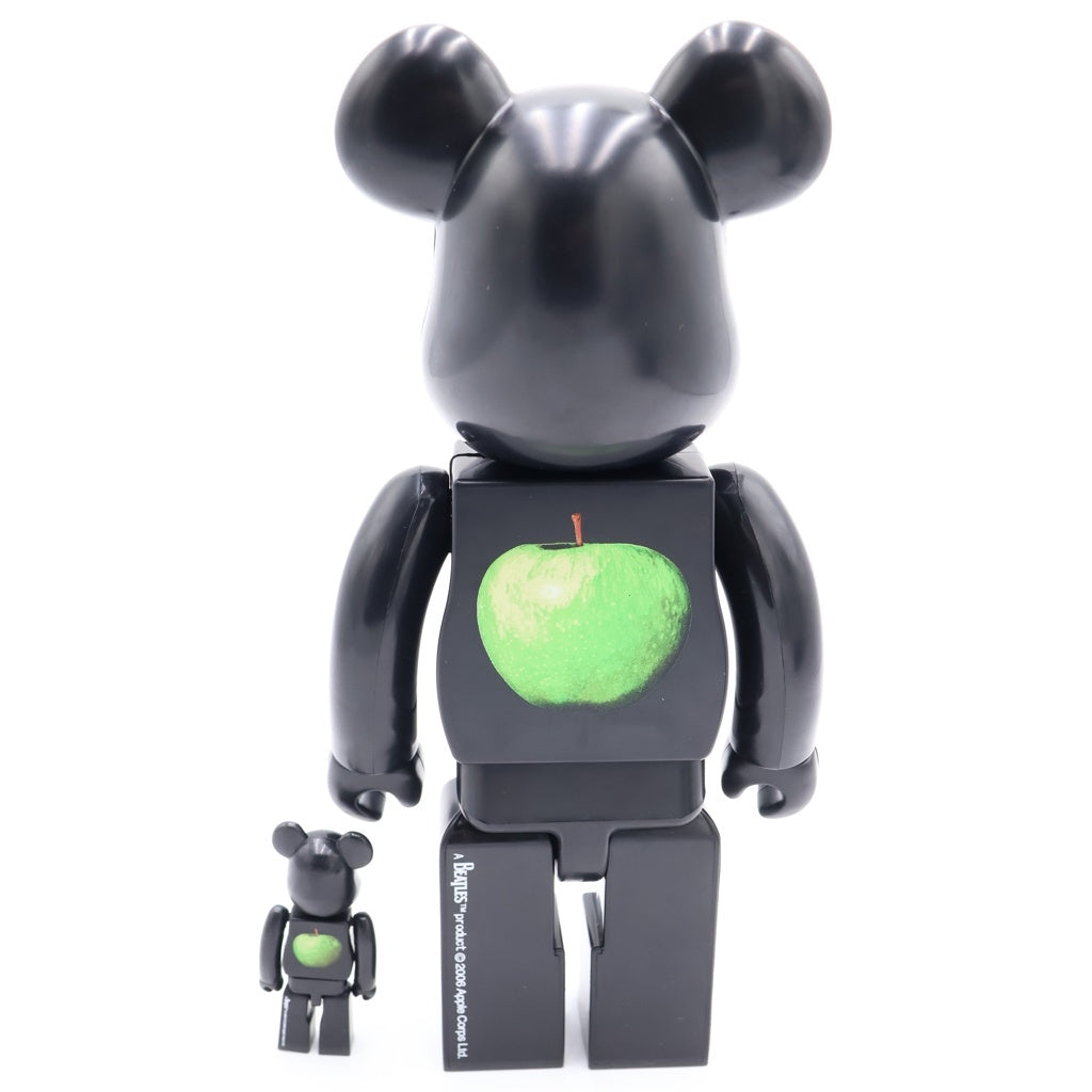 MEDICOM TOY(メディコムトイ) BE@RBRICK THE BEATLES 100% & 400% ベアブリック ザ ビートルズ フィギュア 人形 ブラック/グリーン