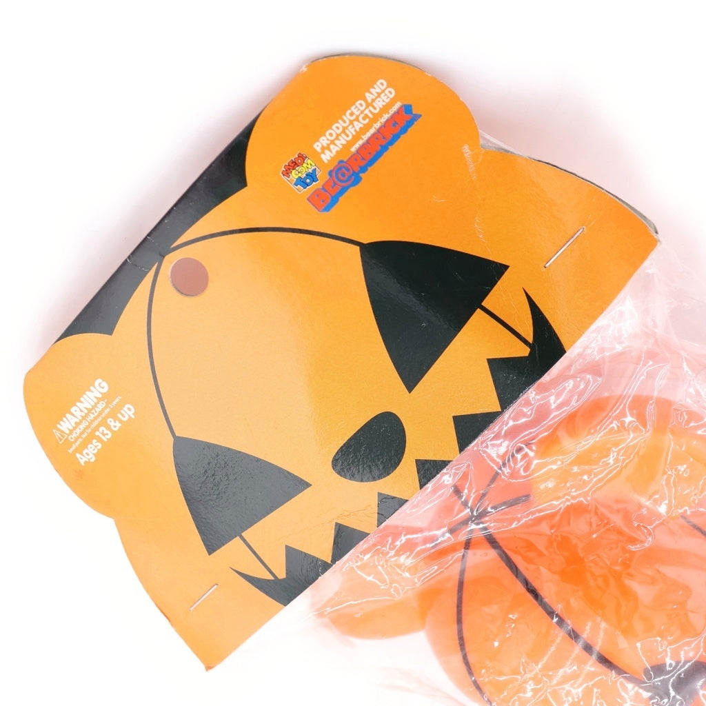 MEDICOM TOY(メディコムトイ) BE@RBRICK HALLOWEEN 400% ベアブリック ハロウィーン フィギュア 人形 ブラック/オレンジ