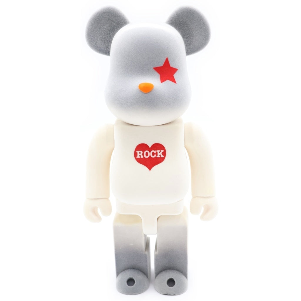 MEDICOM TOY(メディコムトイ) BE@RBRICK ROCK ベアブリック ロック フィギュア 人形 ブラック/ホワイト/レッド