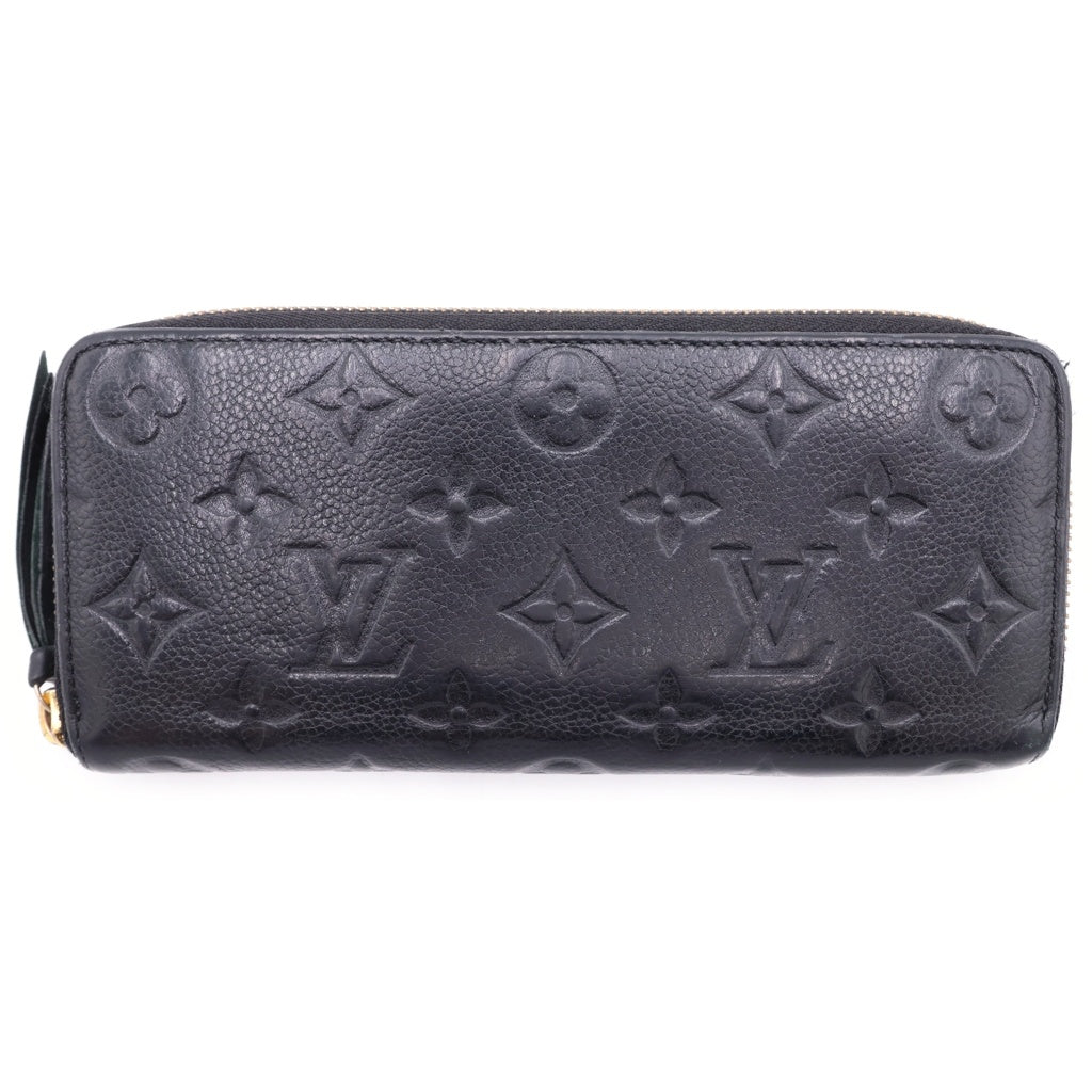 LOUIS VUITTON(ルイヴィトン) ポルトフォイユ クレマンス モノグラム総柄 ラウンドジップ 長財布 ウォレット ブラック M60171