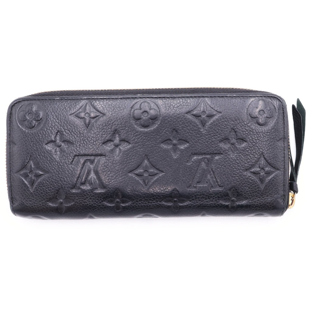 LOUIS VUITTON(ルイヴィトン) ポルトフォイユ クレマンス モノグラム総柄 ラウンドジップ 長財布 ウォレット ブラック M60171