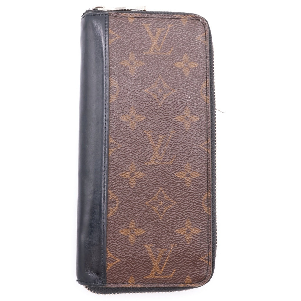 LOUIS VUITTON(ルイヴィトン) ジッピーウォレット ヴェルティカル モノグラム マカサー ラウンドジップ 長財布 ウォレット ブラウン M60109