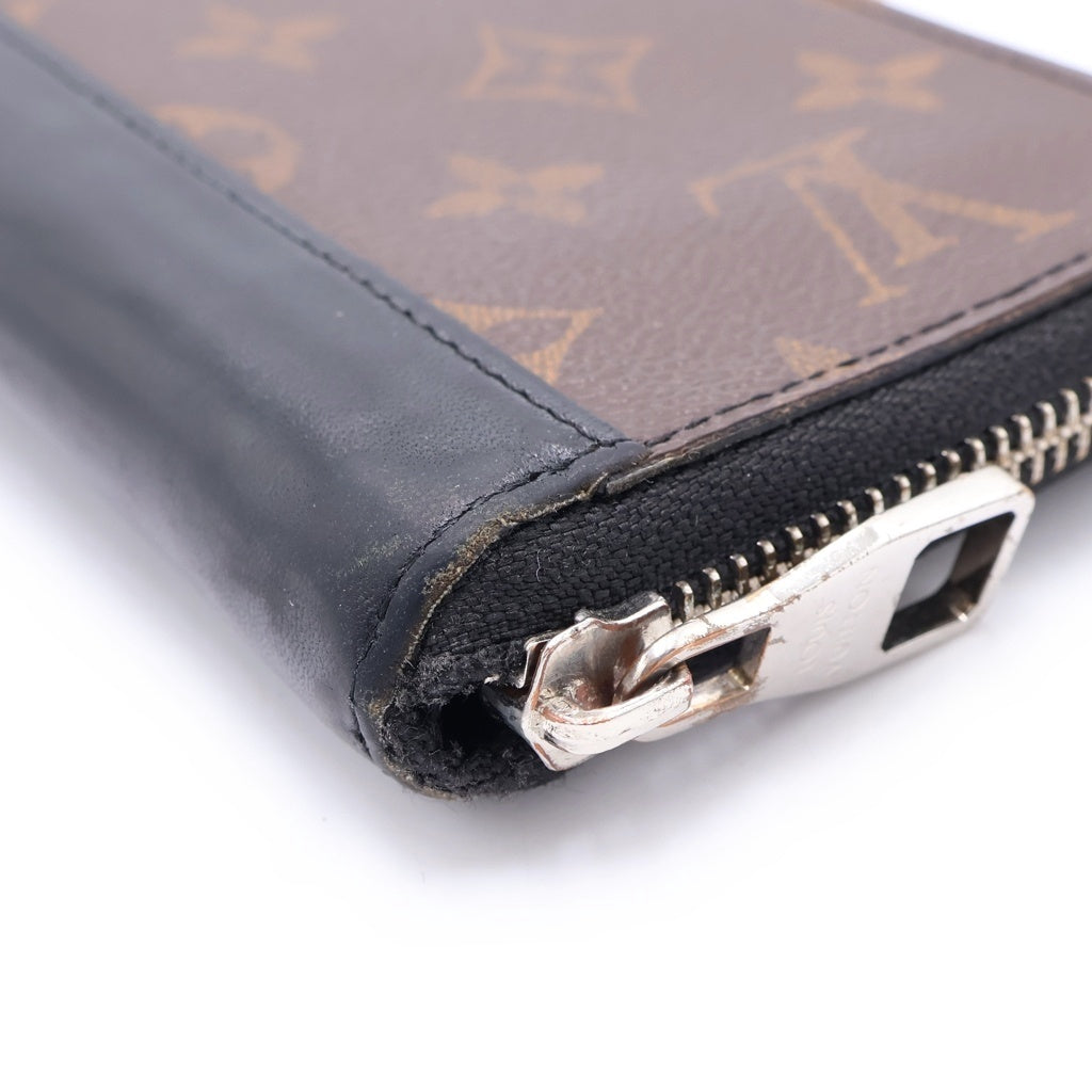 LOUIS VUITTON(ルイヴィトン) ジッピーウォレット ヴェルティカル モノグラム マカサー ラウンドジップ 長財布 ウォレット ブラウン M60109