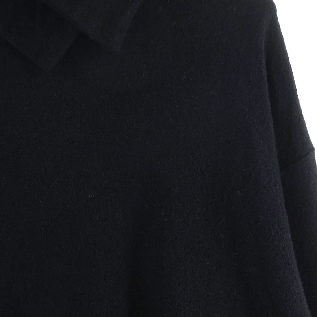 Yohji Yamamoto(ヨウジヤマモト) 18AW ハイネック ウール 長袖ニット セーター ブラック HV-T05-172