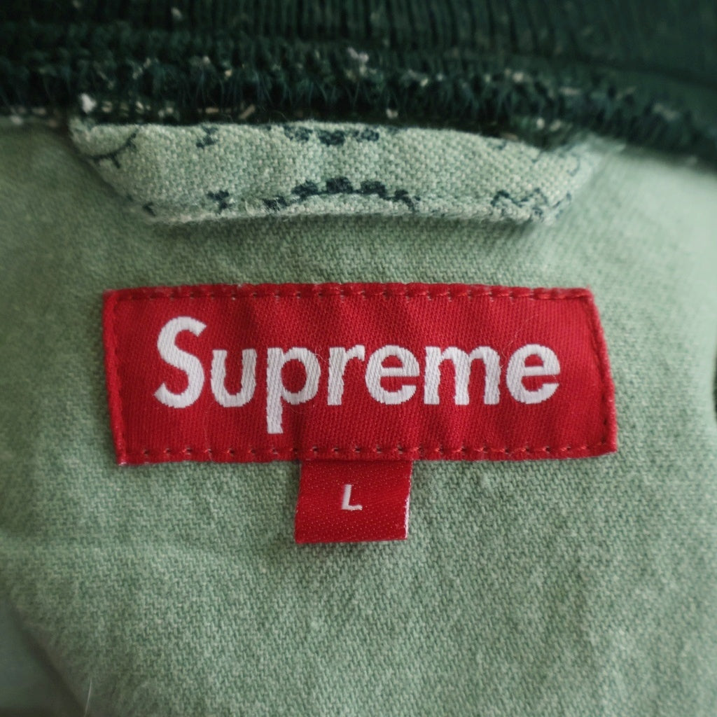 SUPREME(シュプリーム) 13SS Denim Campus Jacket デニムキャンパス ジップアップ ブルゾン ジャケット グリーン