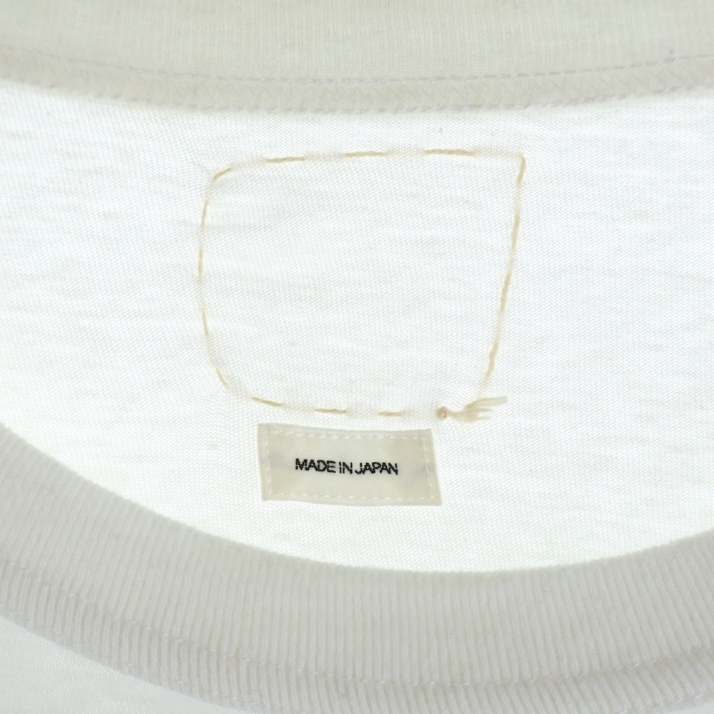 VISVIM(ヴィスヴィム) JUMBO TEE LS IN QUALITY WE TRUST TOKYO バックデザイン クルーネック ロングスリーブ 長袖Tシャツ カットソー ホワイト 0123305010003