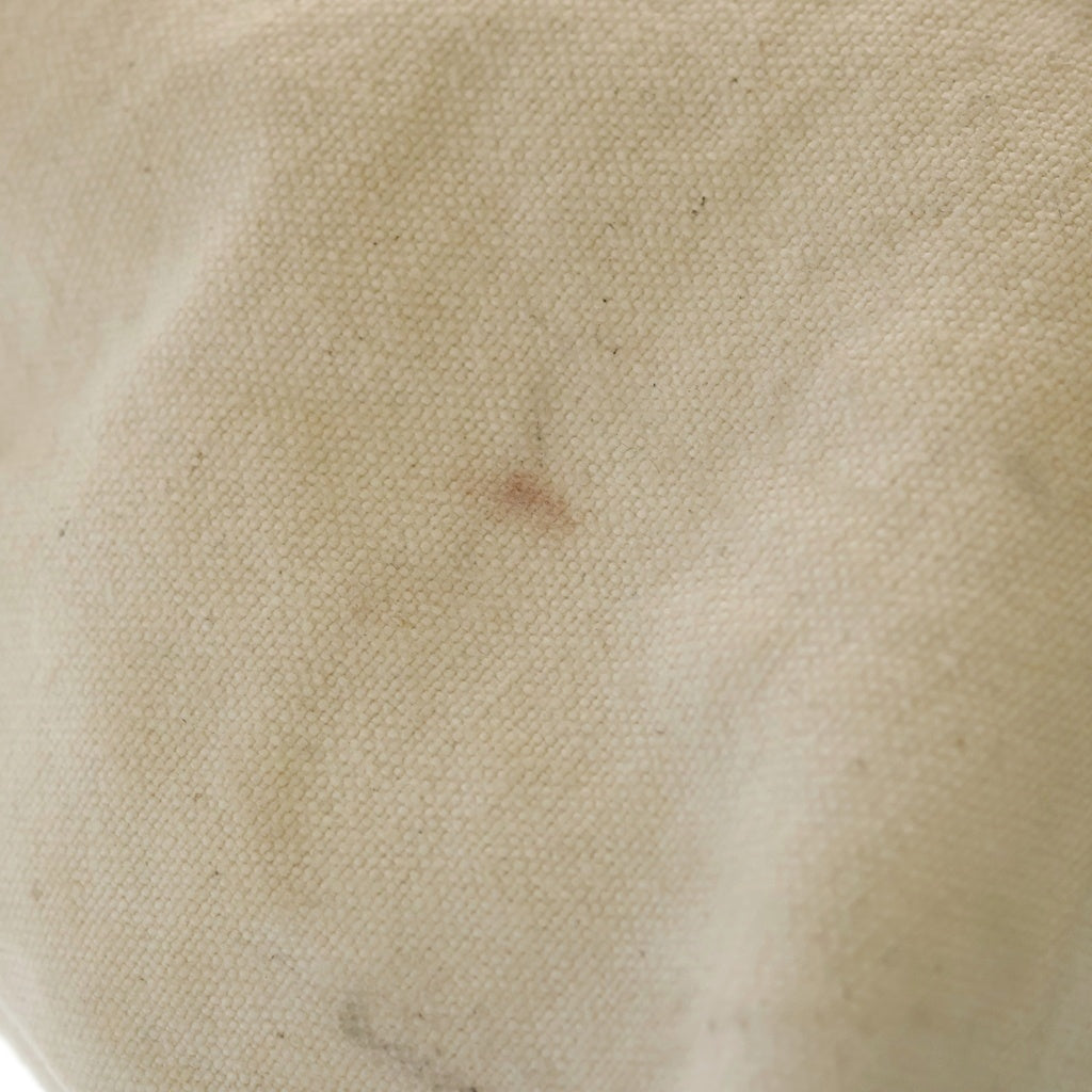VISVIM(ヴィスヴィム) CANVAS REKORD BAG アルファベットデザイン キャンバス ショルダー バッグ ホワイト レディース