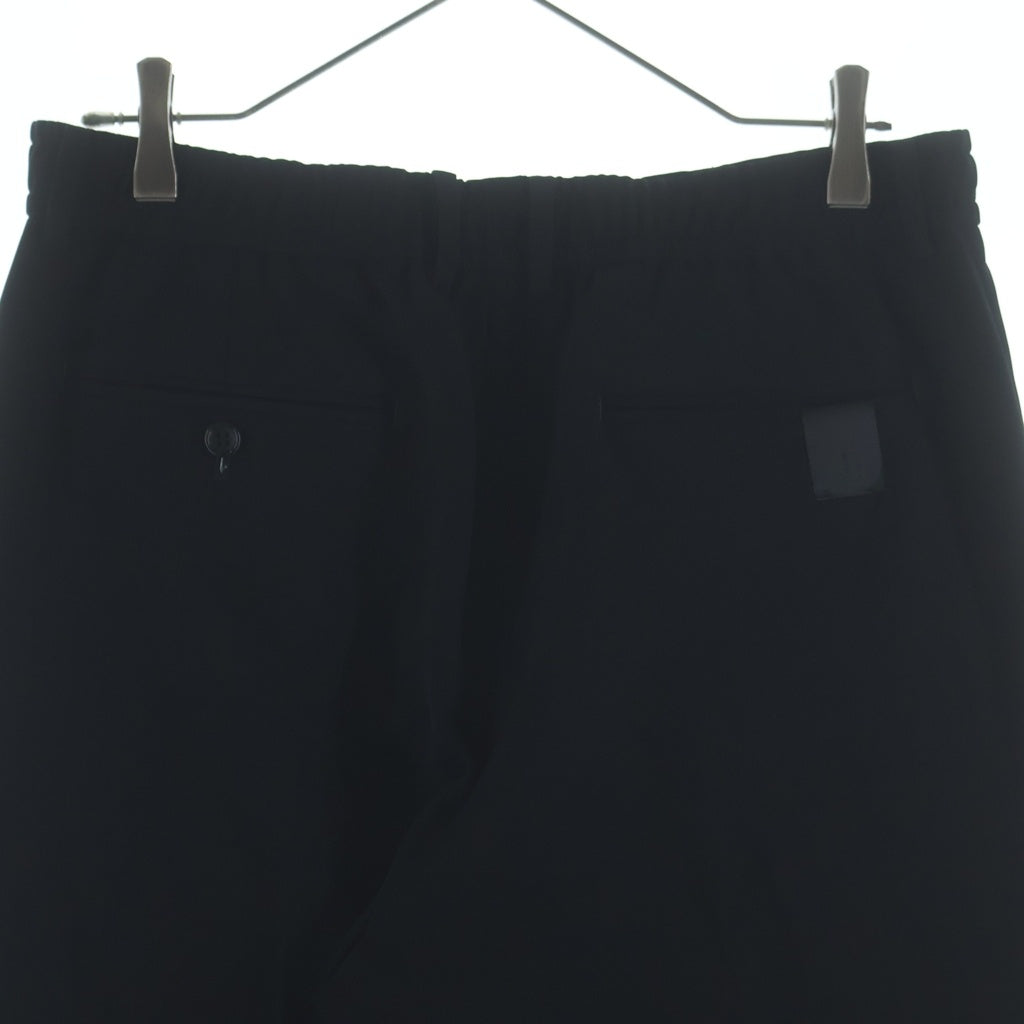 N.HOOLYWOOD(エヌハリウッド) WIDE TAPERED EASY SLACKS ワイドテーパードシルエット タック スラックス パンツ ブラック PT06-095