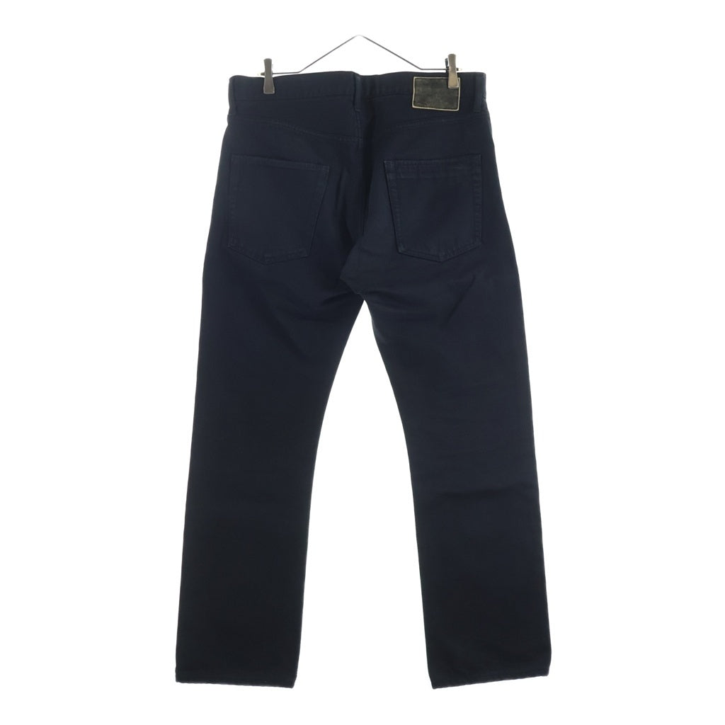 VISVIM(ヴィスヴィム) 22SS JOURNEYMAN PANTS TACKED ボタンフライ ストレート デニム パンツ ブラック 0121405005001