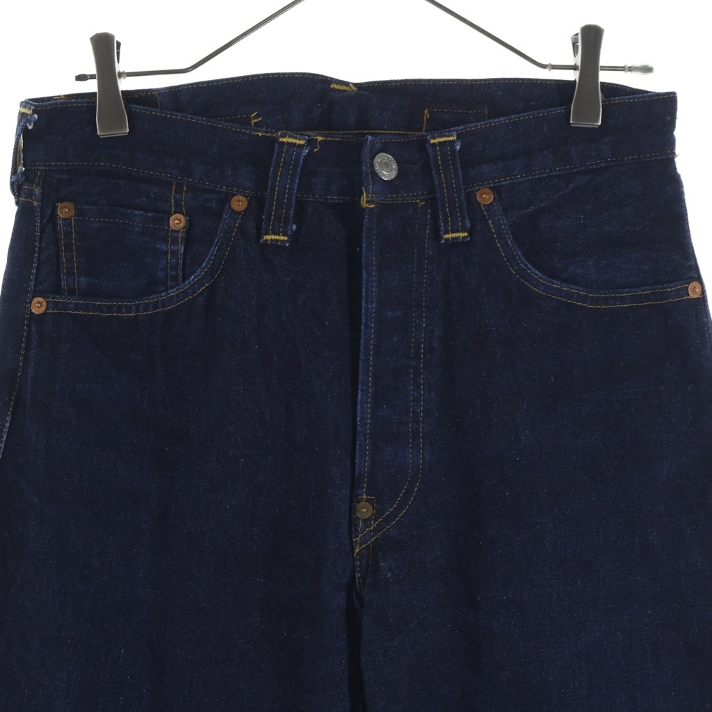 Levi's(リーバイス) 90s VINTAGE 復刻 501XXc ボタンフライデニムパンツ BIG E シンチバック付き ボタン裏刻印555 バレンシア工場 インディゴ 37201-0003