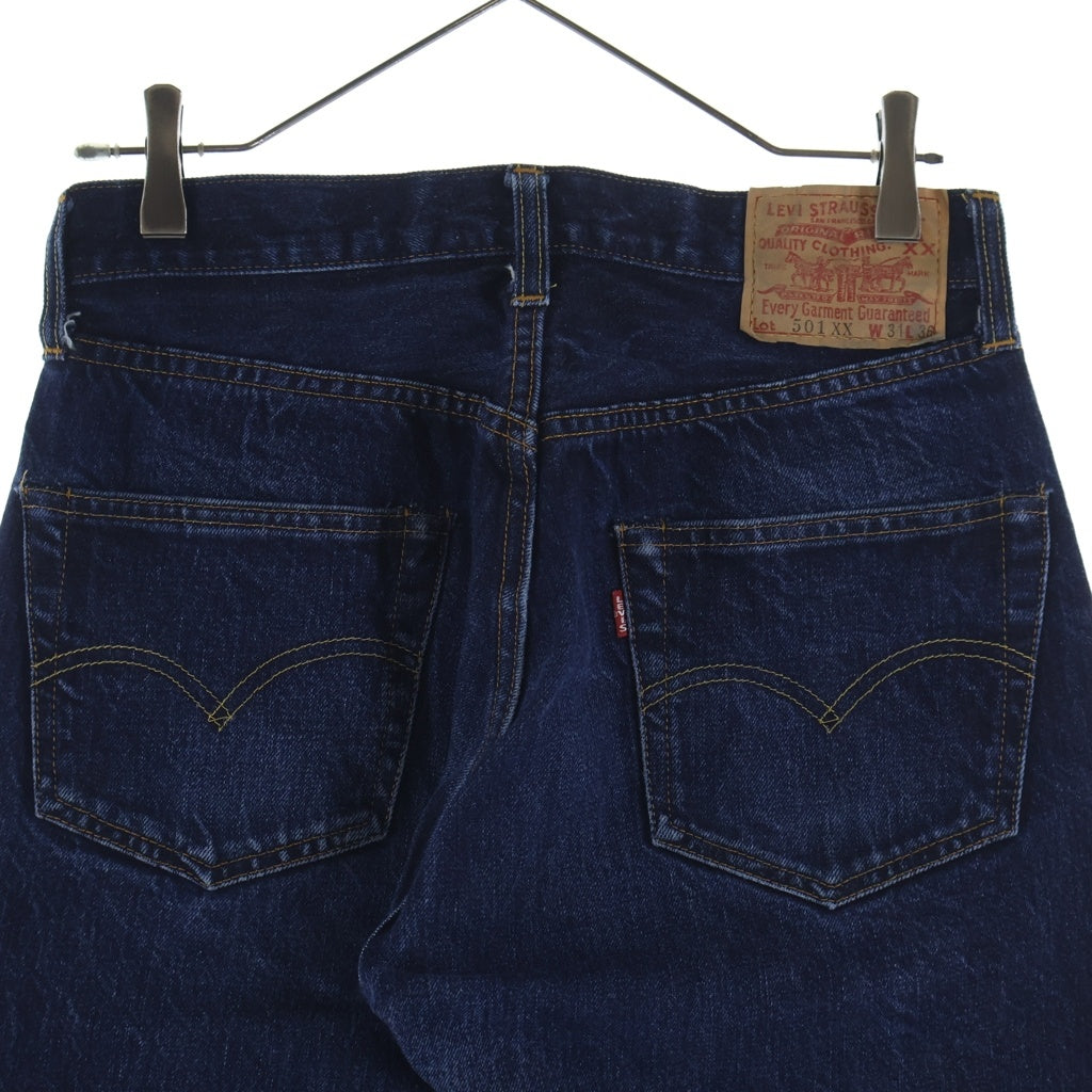 Levi's(リーバイス) .00s 復刻 501XX ボタンフライデニムパンツ BIG E ボタン裏刻印555 バレンシア工場 インディゴ 47501-0117