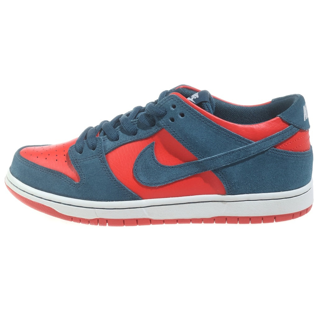 NIKE SB(ナイキエスビー) ZOOM DUNK LOW PRO 854866-336 ズームダンク ナイトシェイド ローカットスニーカー レッド/ネイビー US9/27cm